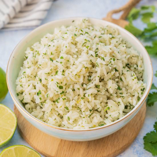cilantro lime rice - Recipe photo by everyday-delicious.com