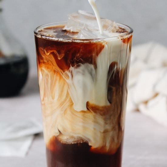 Iced Dirty Chai Latte - Recipe photo by thefigjar