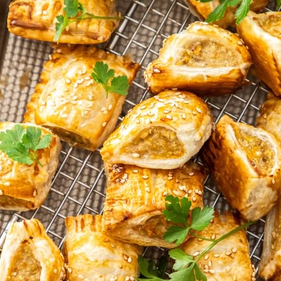 Chicken Sausage Rolls - Recipe photo by sugarsaltmagic