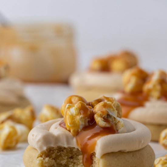 Crumbl caramel corn cookies - Recipe photo by lifestyleofafoodie