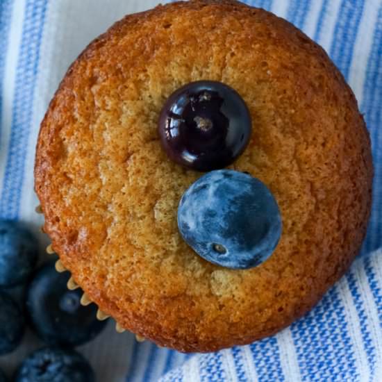 Healthy Protein Blueberry Muffins - Recipe photo by Healthy.Sprinkles