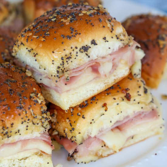 Ham and Cheese Sliders - Recipe photo by Small Town Woman