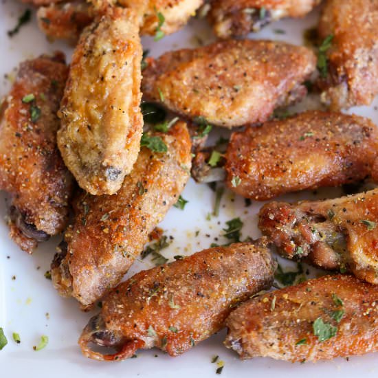 Lemon Pepper Chicken Wings - Recipe photo by Small Town Woman