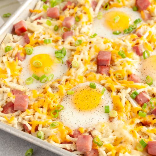 Sheet Pan Breakfast Bake - Recipe photo by AllThingsMamma