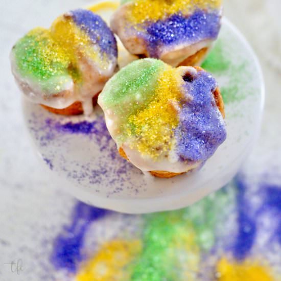 Mini King Cake Bites with Crescents - Recipe photo by thefreshcooky