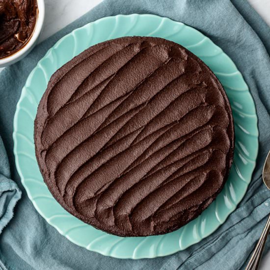 Plant Based Chocolate Cake - Recipe photo by cleanfooddirtygirl