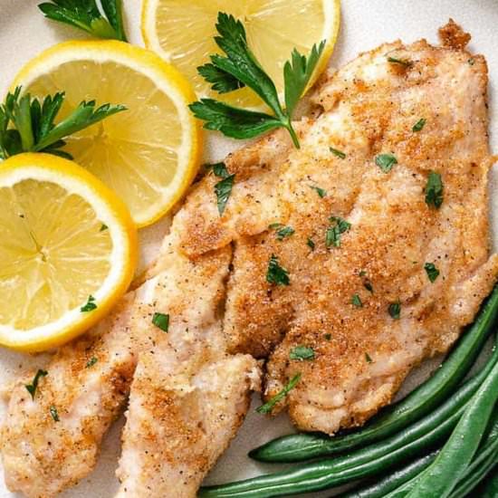 Pan-fried Yellowtail Snapper - Recipe photo by Cooking in The Keys