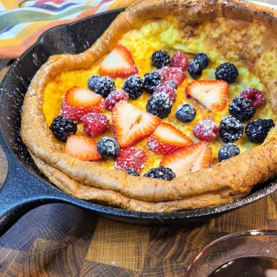 Quick and Easy Dutch Baby - Recipe photo by Man Meets Oven