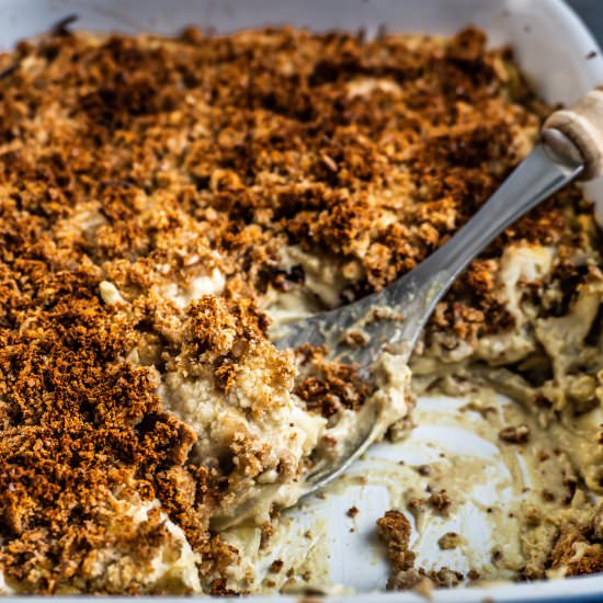 Creamy Baked Cauliflower - Recipe photo by Lifeandlemons