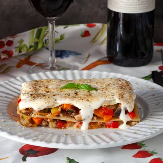 LASAÑA DE VERDURAS - Recipe photo by JUEGODESABORES