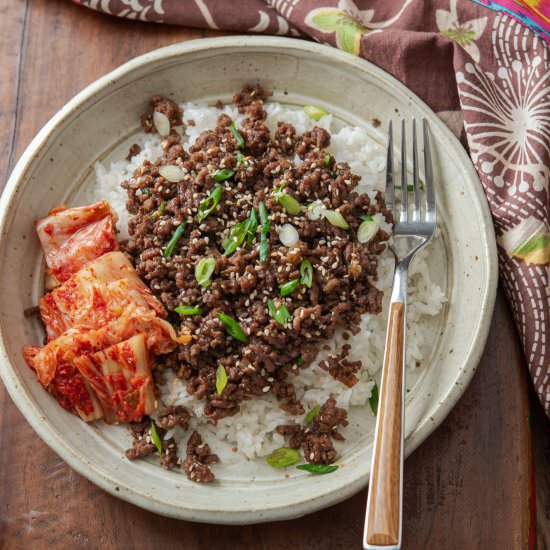 Ground Beef Bulgogi - Recipe photo by beyondkimchee