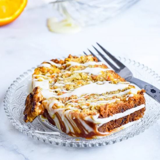 Carrot Cake & Orange Glaze - Recipe photo by Annikaeats
