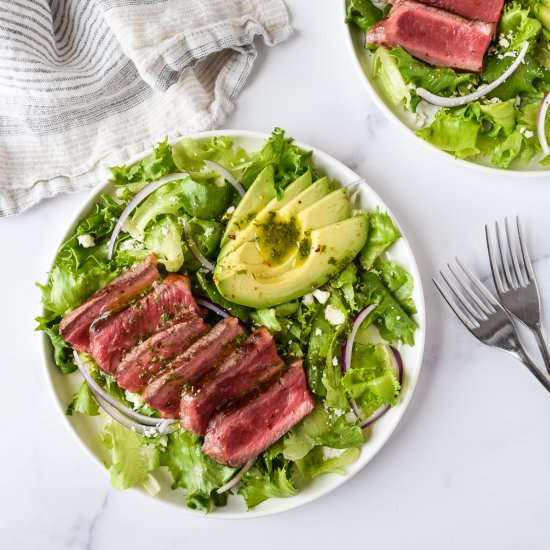 Steak and Avocado Salad - Recipe photo by freshapron