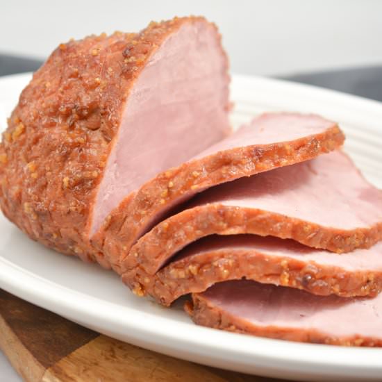 Keto Glazed Ham - Recipe photo by littlebitrecipes