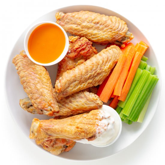 Crispy Baked Turkey Wings - Recipe photo by mapleandmango