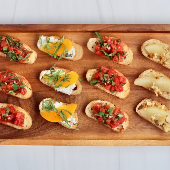 Bruschetta Trio - Recipe photo by cheerfulchoices