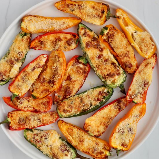 Cheddar Jalapeño Poppers - Recipe photo by cheerfulchoices