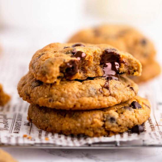 Peanut Butter Choc Chip Cookies - Recipe photo by TheChestnutBakery