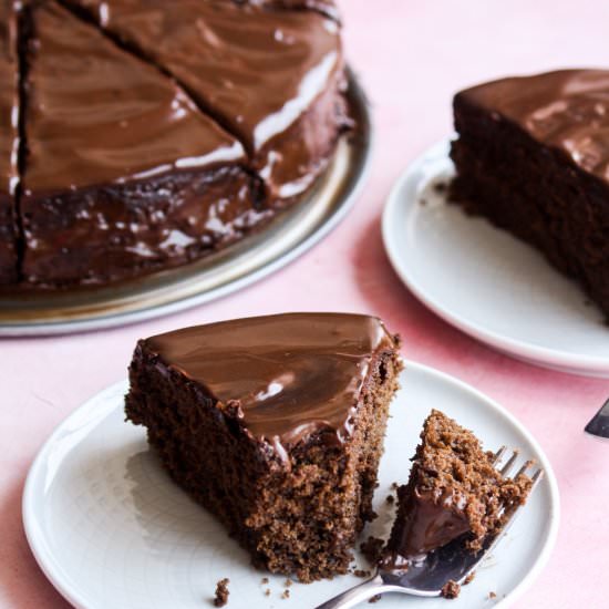 Chocolate Coffee Cake - Recipe photo by The Desserted Girl
