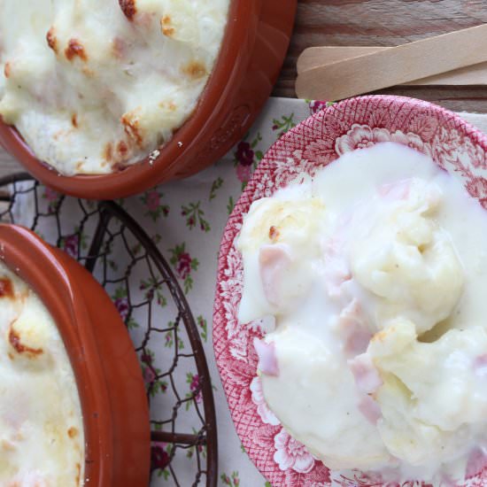 Baked cauliflower au gratin - Recipe photo by lericettediluci