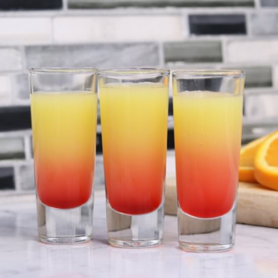 Tequila Sunrise Shot - Recipe photo by simplesips