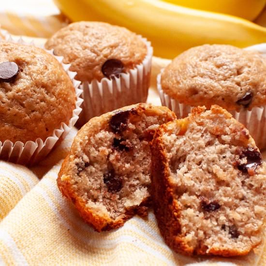 Bisquick Banana Muffins - Recipe photo by KeyToMyLime