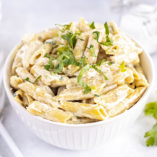 Instant Pot Penne Alfredo - Recipe photo by AllThingsMamma