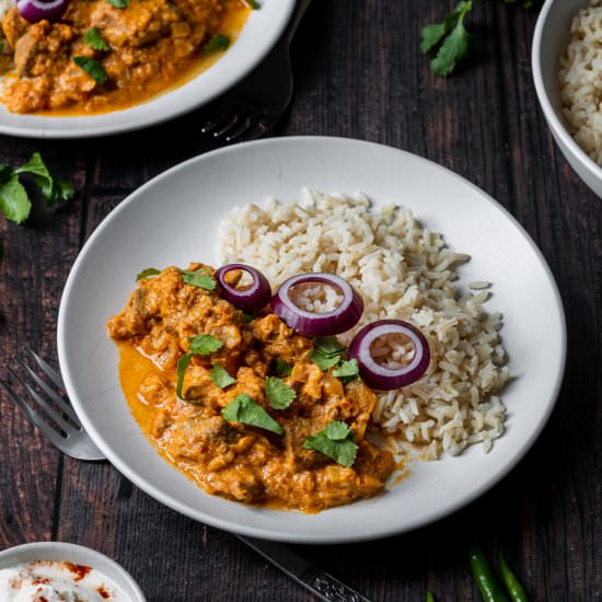 Lamb Rogan Josh Curry - Recipe photo by Searchingforspice
