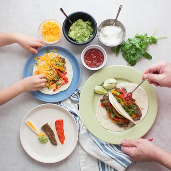 Pressure Cooker Steak Fajitas - Recipe photo by mjandhungryman