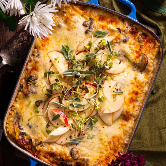Apple Cheddar Lasagna - Recipe photo by rhubarbandcod