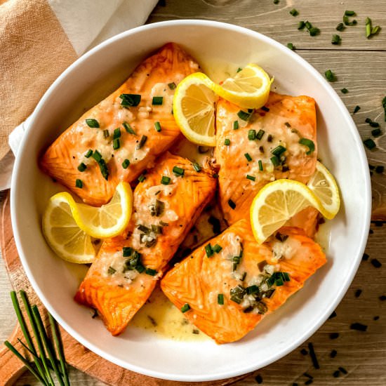 Air Fryer Frozen Salmon - Recipe photo by SugarandSnapPeas