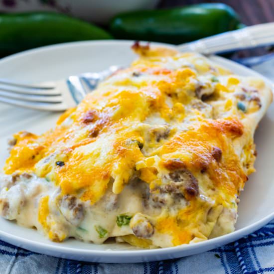 Southern Breakfast Enchiladas - Recipe photo by spicysouthernkitchen