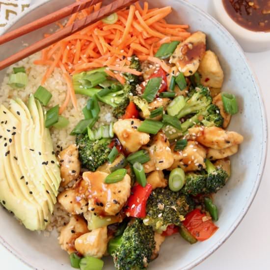 Whole30 Chicken Teriyaki Bowl - Recipe photo by Bowls Are The New Plates