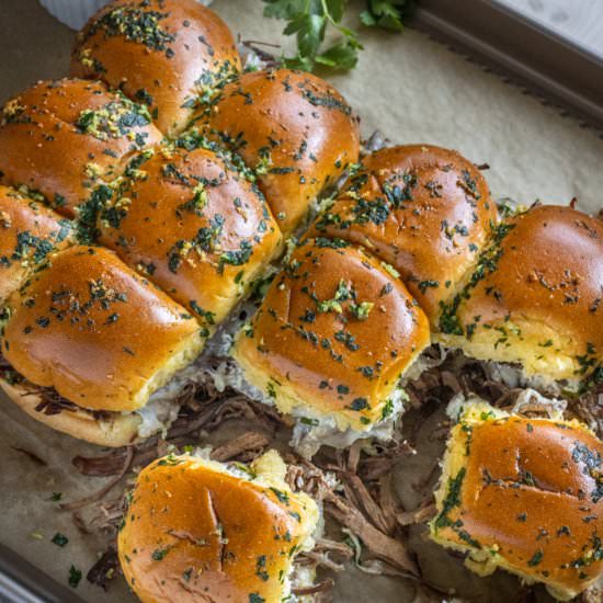 French Dip Sliders - Recipe photo by This Home Kitchen