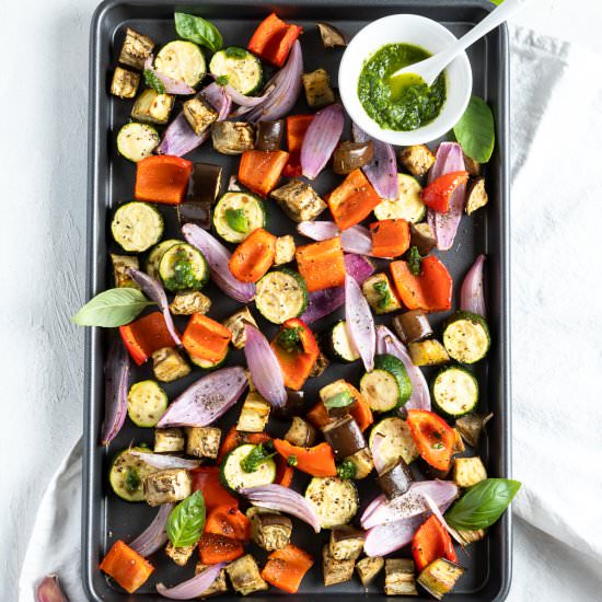 Mediterranean Roasted Vegetables - Recipe photo by itsnotcomplicatedrecipes