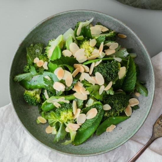 Snow Pea and Broccoli Salad - Recipe photo by nothangryanymore