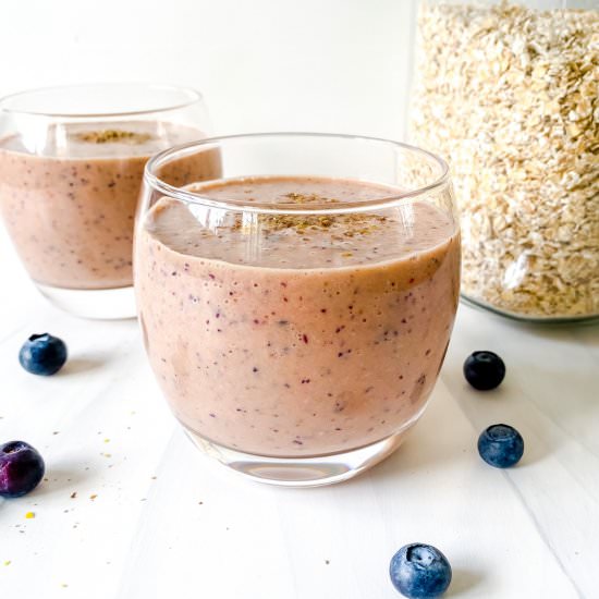 Mango blueberry smoothie - Recipe photo by Low Histamine Kitchen