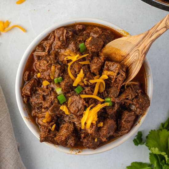 Texas Steak Chili - Recipe photo by stateofdinner