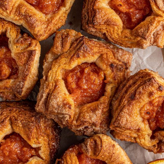Kouign-amann with citrus marmalade - Recipe photo by cherryonmysundae