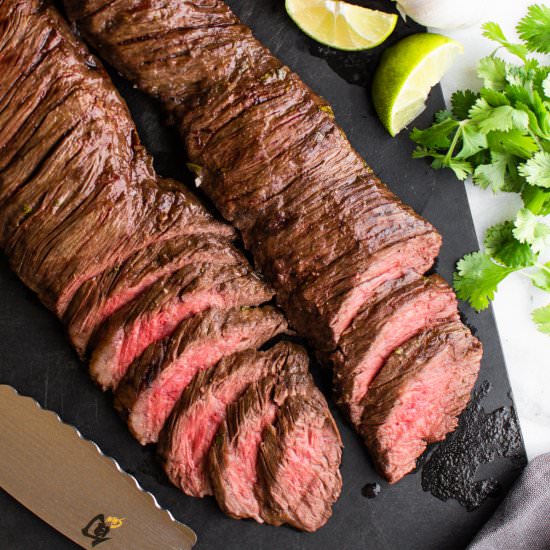 Carne Asada - Recipe photo by PinchandSwirl