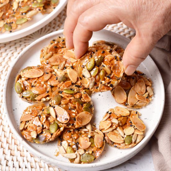 Florentine Cookies - Recipe photo by Jaja Bakes