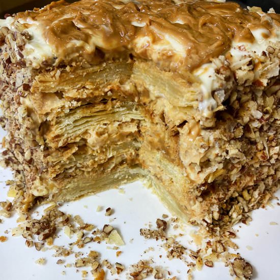 Dulce de leche mille feuille - Recipe photo by hornoMX