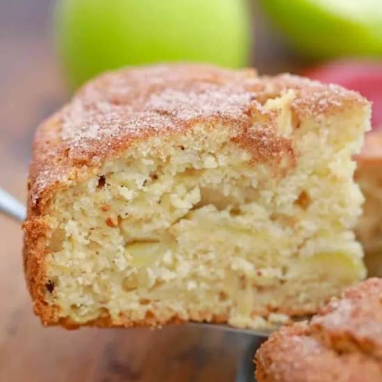 Irish Apple Cake - Recipe photo by peasandpeonies