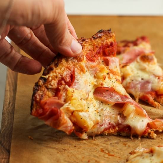 Low Carb Cauliflower Pizza Crust - Recipe photo by suebeehomemaker