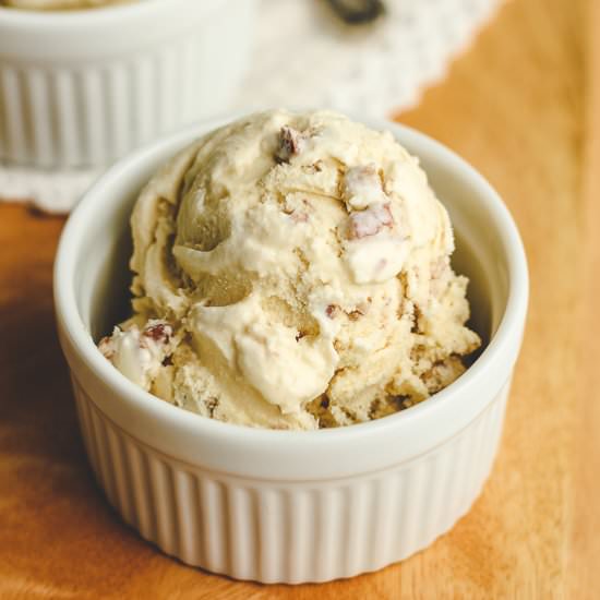 Butter Pecan Ice Cream - Recipe photo by suebeehomemaker