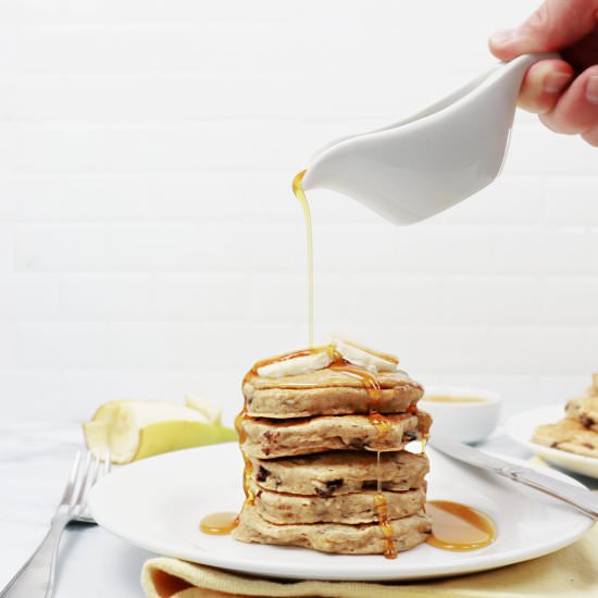Banana Chocolate Chip Pancakes - Recipe photo by bpoulsonrd