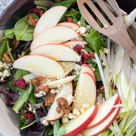 Apple Cranberry Walnut Salad - Recipe photo by The Frizzled Leek