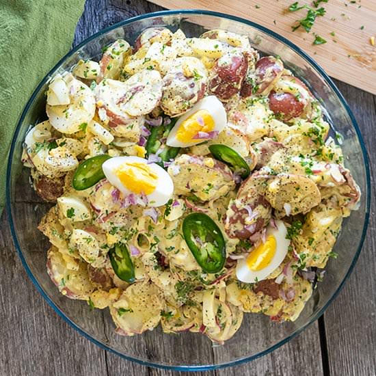 Texas-Style Potato Salad - Recipe photo by Only Gluten Free Recipes