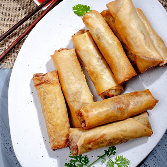 Vegetable Spring Rolls - Recipe photo by Absolute Foodie