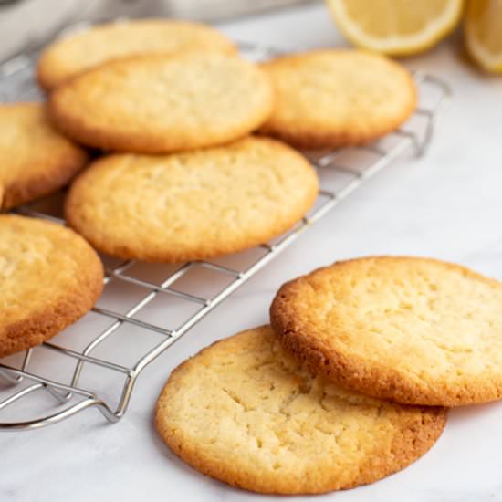 Moreish Lemon Biscuits - Recipe photo by The Gourmet Larder